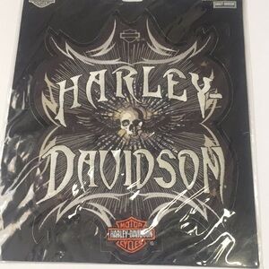 Harley Davidson Hypnotic Skull Bar & Shield Emblem